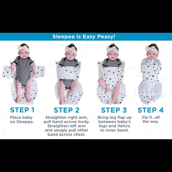 Happiest Baby Sleepea Swaddle, Graphite Planets - Picture 2 of 4